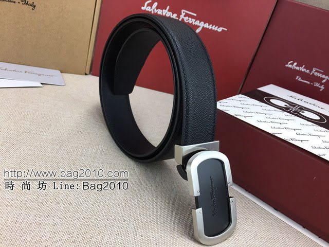 菲拉格慕男士皮帶 Ferragamo雙面牛皮休閒腰帶  jjp1026